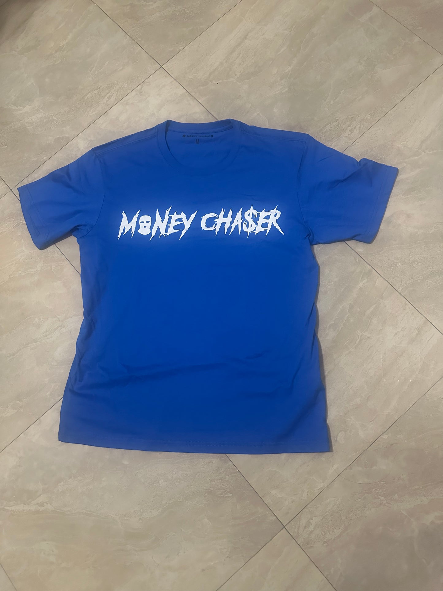 MONEY CHASER BIG TEXT (blue)