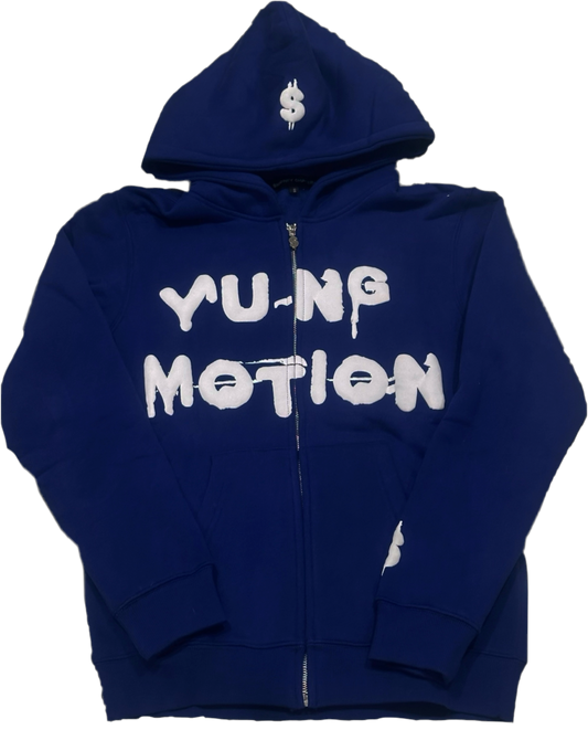 Dark Blue Hoodie (zip up)