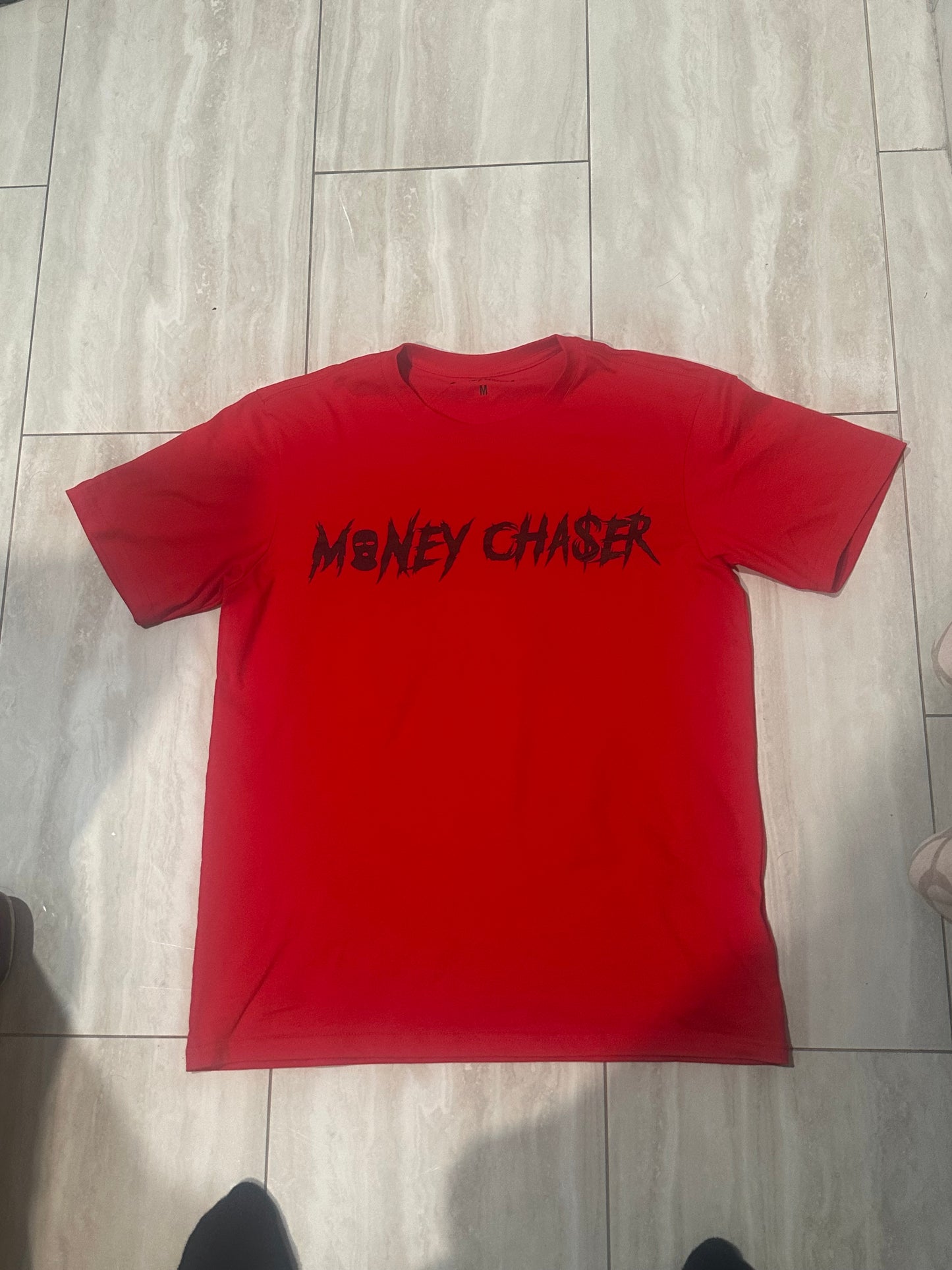 MONEY CHASER BIG FRONT TEXT (RED)