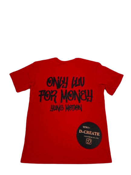 MONEY CHASER BIG FRONT TEXT (RED)