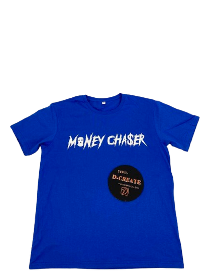 MONEY CHASER BIG TEXT (blue)