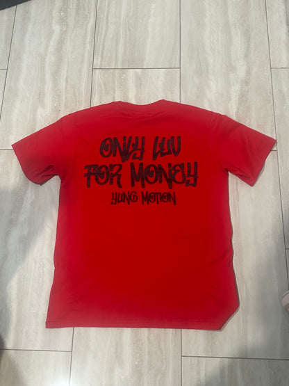 MONEY CHASER BIG FRONT TEXT (RED)