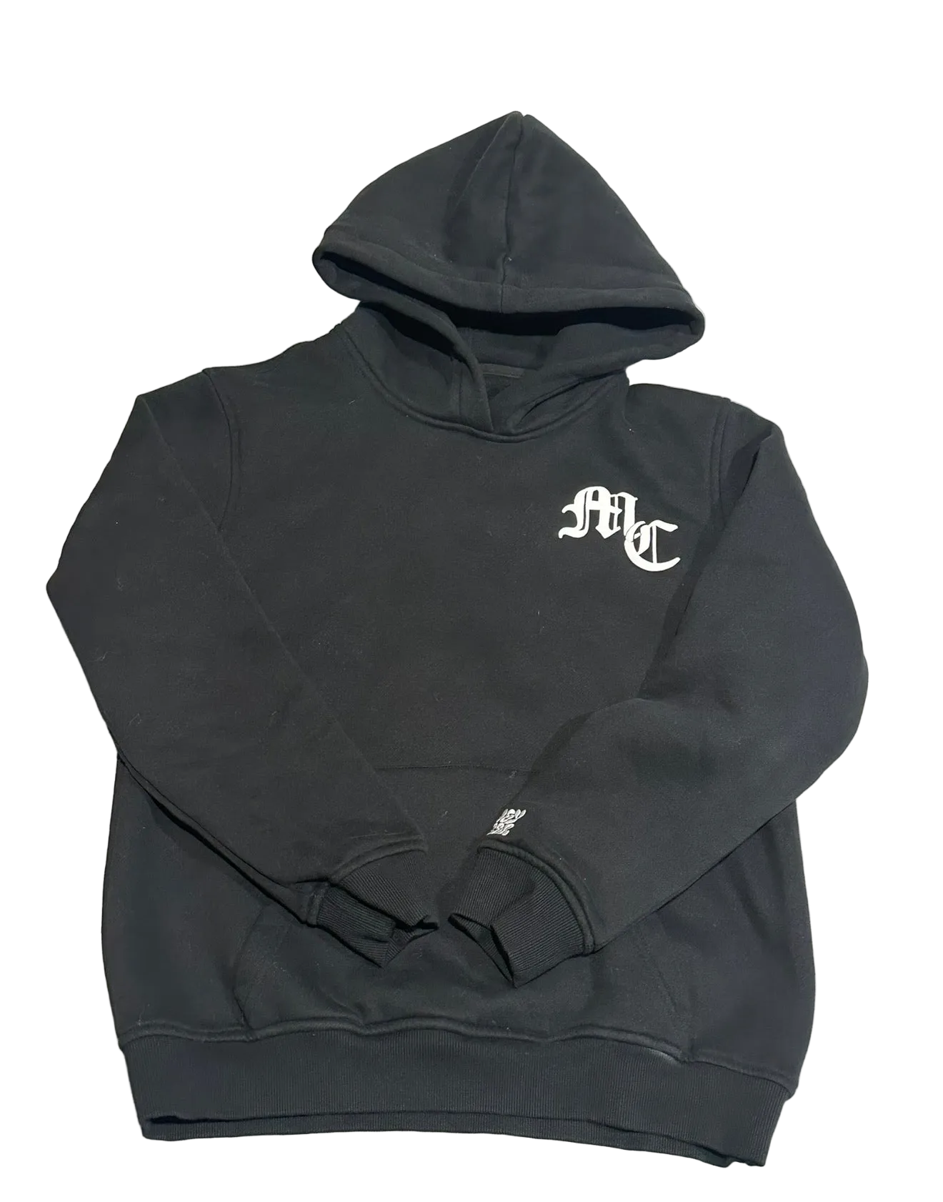 Black pull over MC hoodies